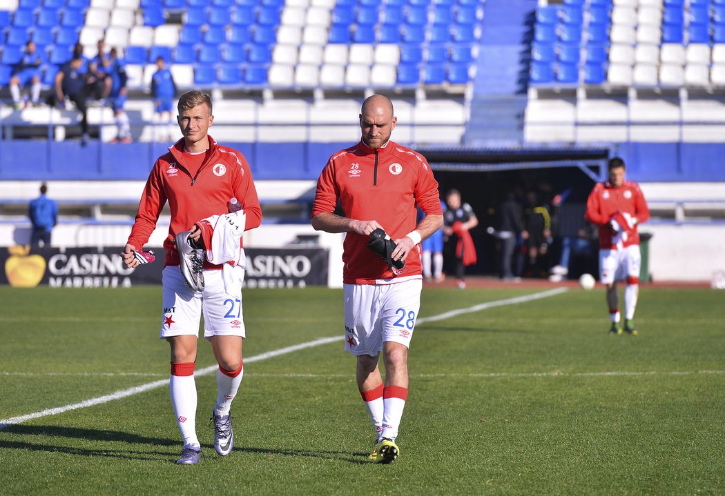 Martin Latka a Antonín Barák na soustředění ve Španělsku