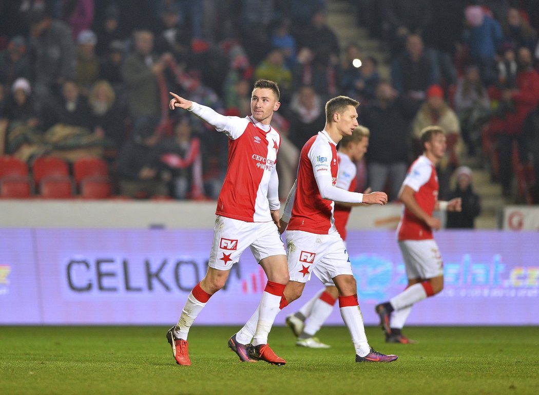 Slavia slaví druhou branku do sítě Mladé Boleslavi