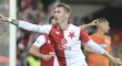 Jaromír Zmrhal patřil ke hvězdám utkání Slavia - Plzeň, výkon ozdobil i parádním gólem