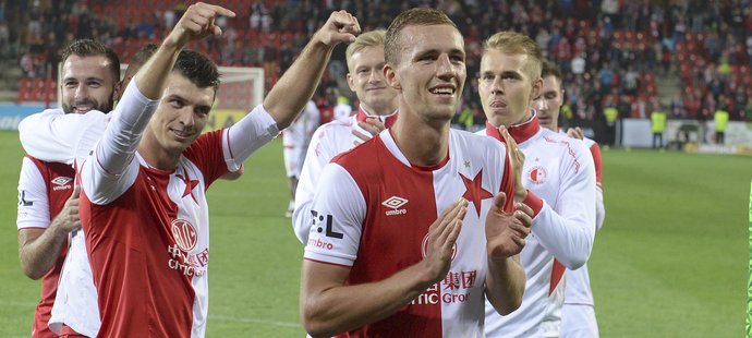 Tomáš Souček, dvougólová hvězda střetnutí Slavie s Plzní