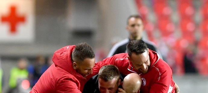 Miroslav Stoch a jeho oslava gólu proti Boleslavi