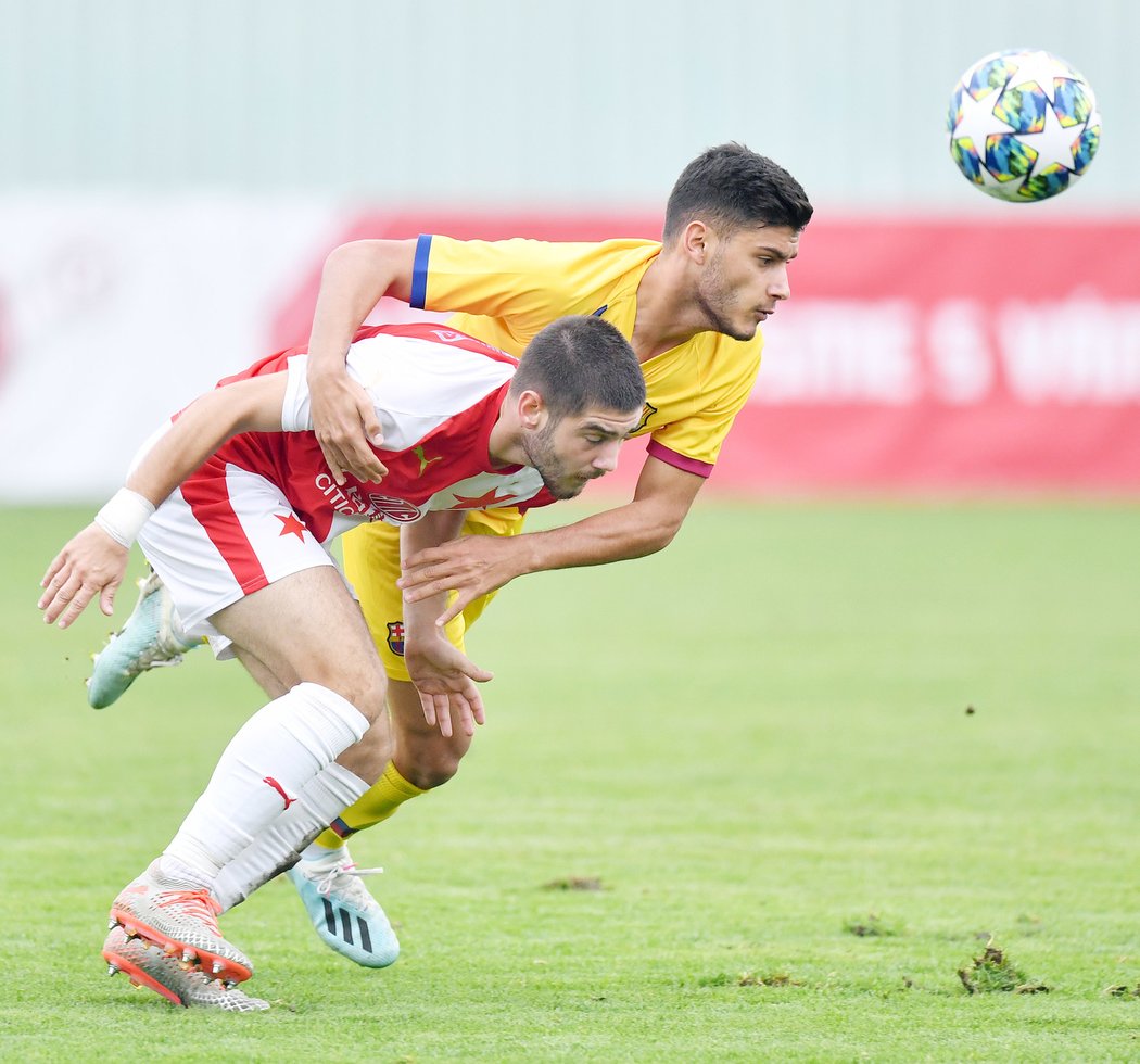 Mladí slávisté i přes velkou snahu prohráli s Barcelonou 0:4