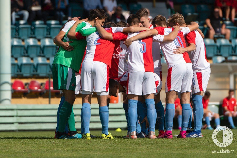 Dorostenci Slavie v rámci Youth League hrají s velkokluby