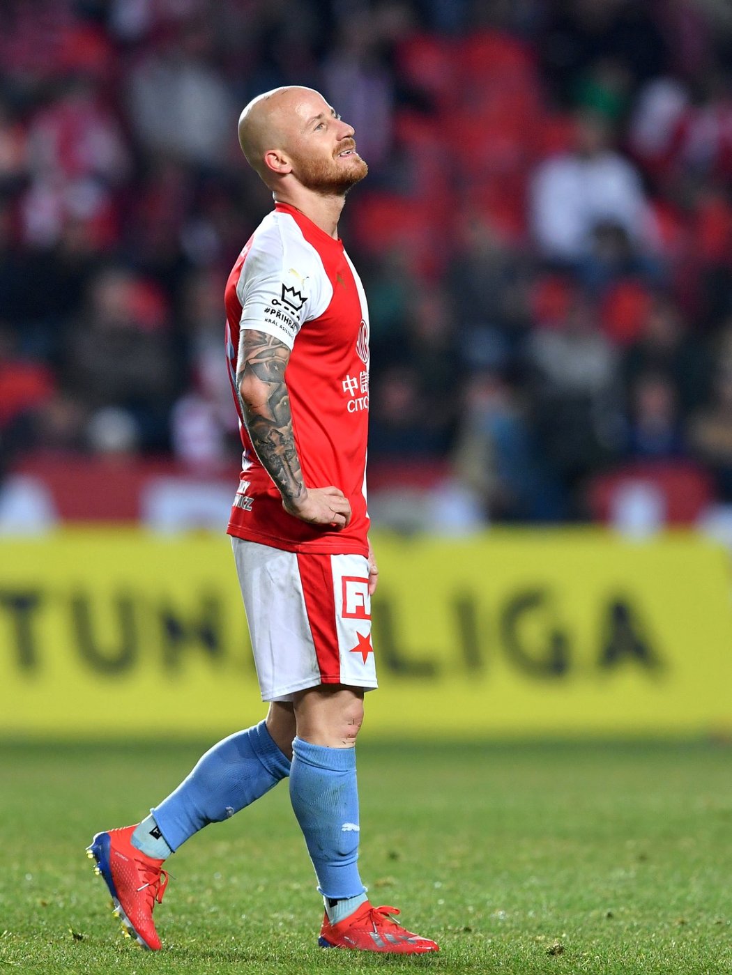 Miroslav Stoch přemítá o průběhu remizového utkání Slavie s Libercem