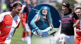 Iron Maiden porazili Šmicera a spol., Poborský nahrál na gól šéfu Harrisovi