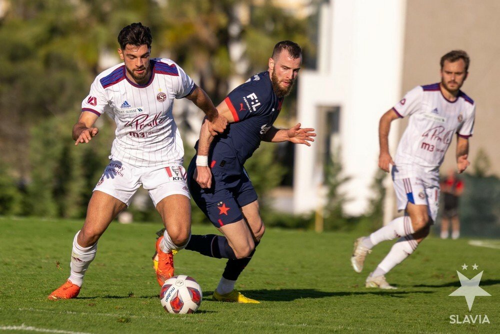 Slavia v přípravném zápase v Algarve zdolala Servette Ženeva