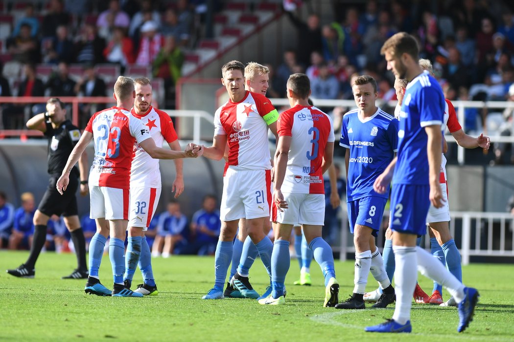První gól Slavie vstřelil Milan Škoda