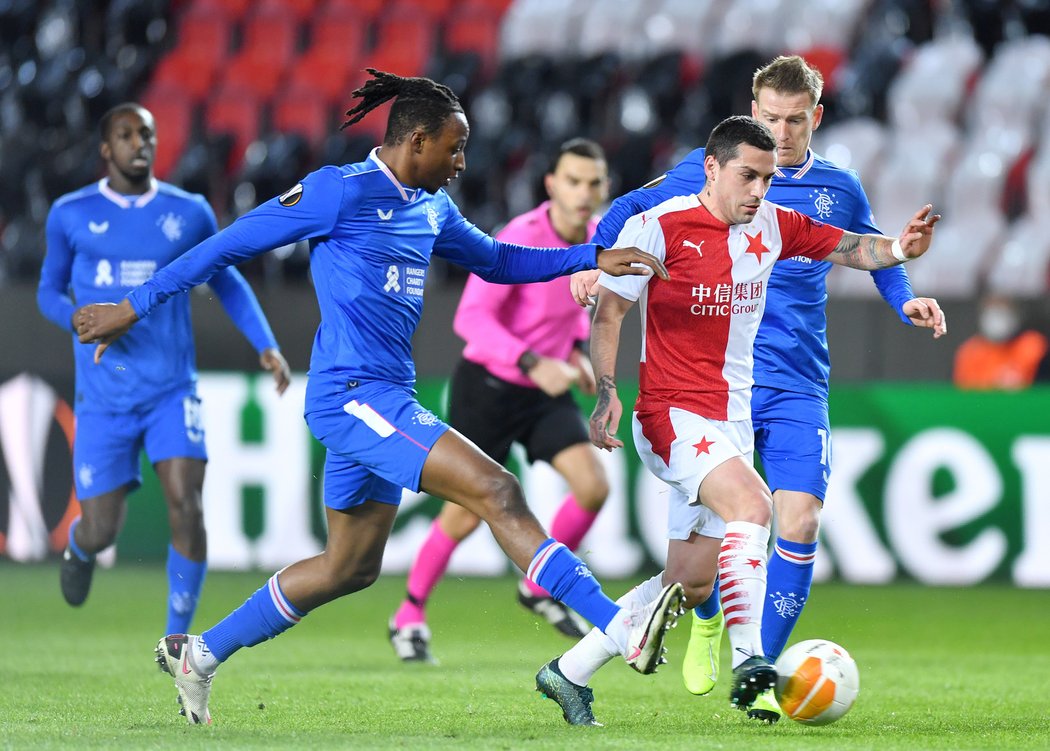 Slavia v odvetě bojuje na hřišti Rangers