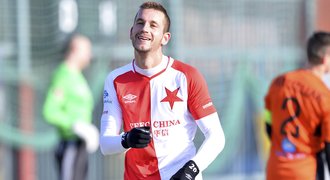 Slavia - Ružomberok 6:1. Trefili se Lüftner i Van Kessel, poprvé hrál Tecl