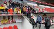 Simona Deliho přivítali v Edenu fanoušci Slavie