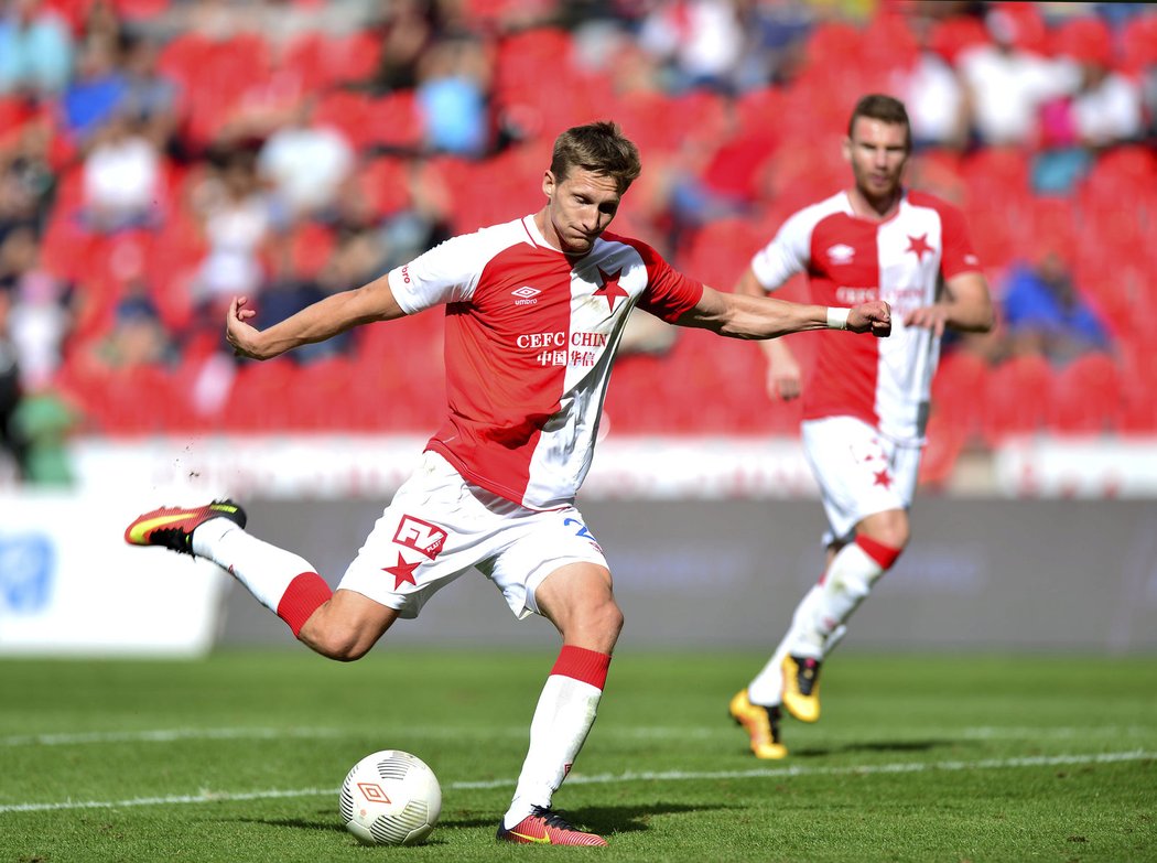 Kanonýr Slavie Milan Škoda