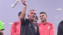 Pavel Řehák si umí užít výhru v derby