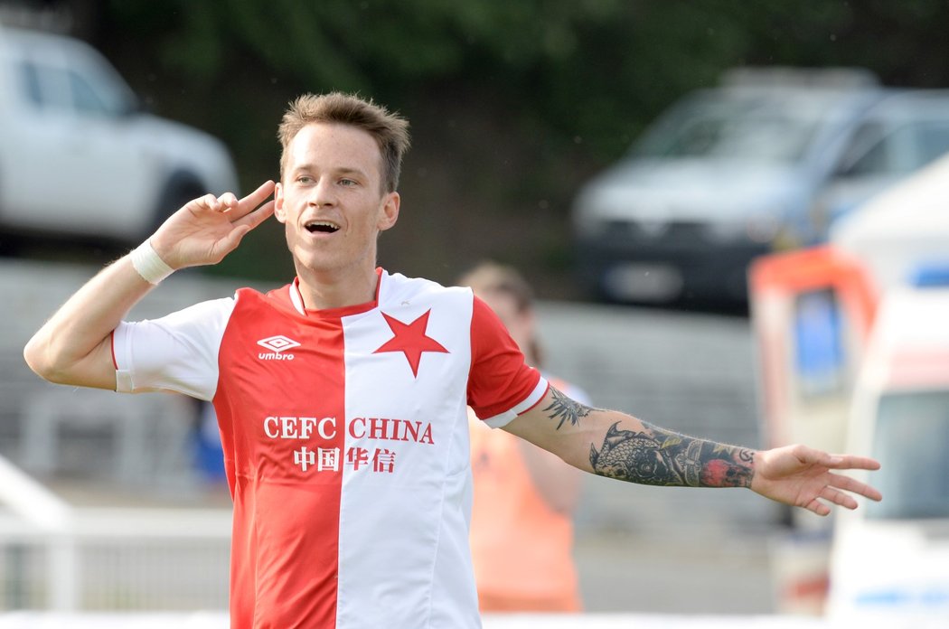 Jan Sýkora je jedním z hráčů, se kterými Slavia v posledních dnech prodloužila smlouva