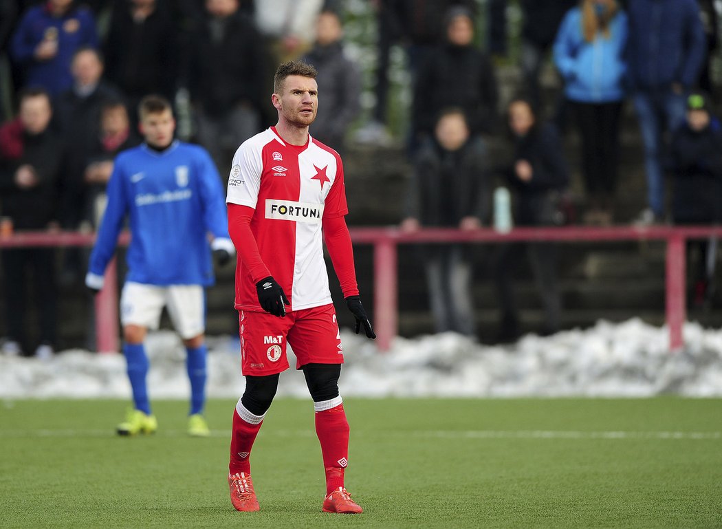 Za Slavii si proti Vlašimi zahrál také Muris Mešanovič a zapsal se mezi střelce. Slavia vyhrála 4:0.