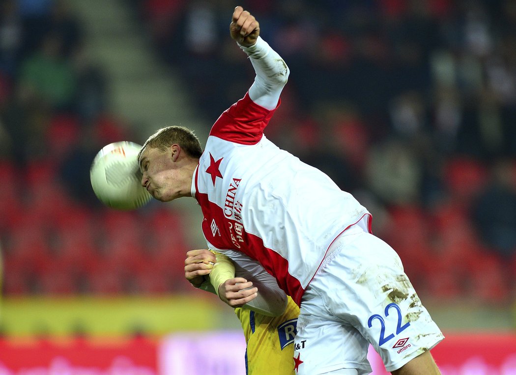 Střelec vítězné branky Slavie Tomáš Souček