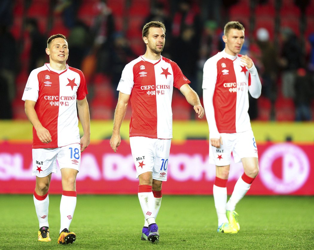 Bezproblémová výhra. Slavia při vstupu do ligového jara porazila Brno 2:0.