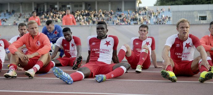 Smutní slávisté vydýchávali obrovské zklamání. V předkole Evropské ligy prohráli na hřišti Levadie Tallinn 1:3