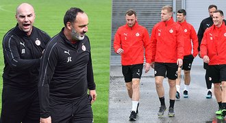 Slavia po oslavách trénovala. Ožrat se do němoty? To nešlo, hlásí Coufal