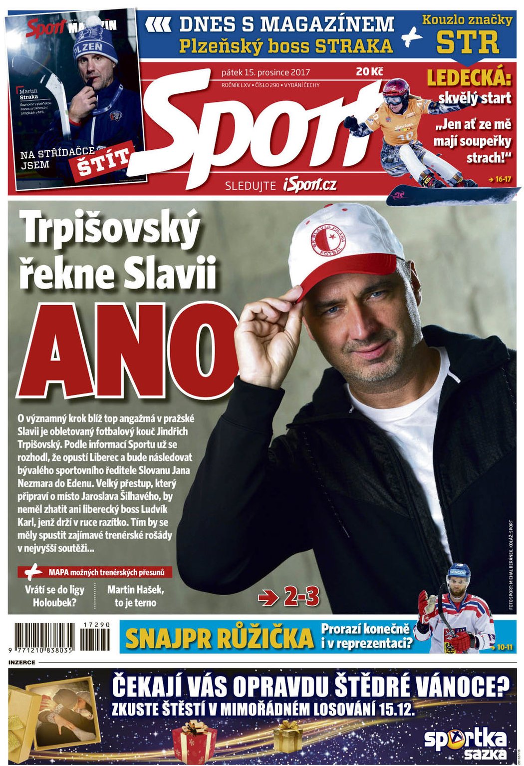 Trenér Jindřich Trpišovský a Slavia? Řekli si ano!