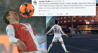 Tvrdík "veršoval" o Buchovi i posile s číslem 7. Ronaldo, smáli se fanoušci