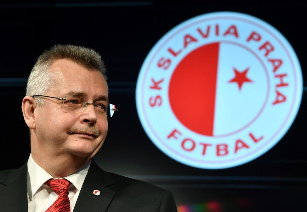 Šéf fotbalové Slavie Jaroslav Tvrdík