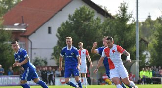 Slavia v poháru odvrátila senzaci, Baník urval postup v prodloužení