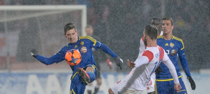 Slavia překvapivě zaváhala na půdě outsidera