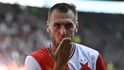 Tomáš Chorý slaví proměněnou penaltu proti Zbrojovce