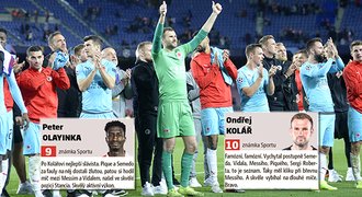 ZNÁMKOVÁNÍ Slavie: Bravo! Famózní Kolář dostal desítku, zářil i Olayinka