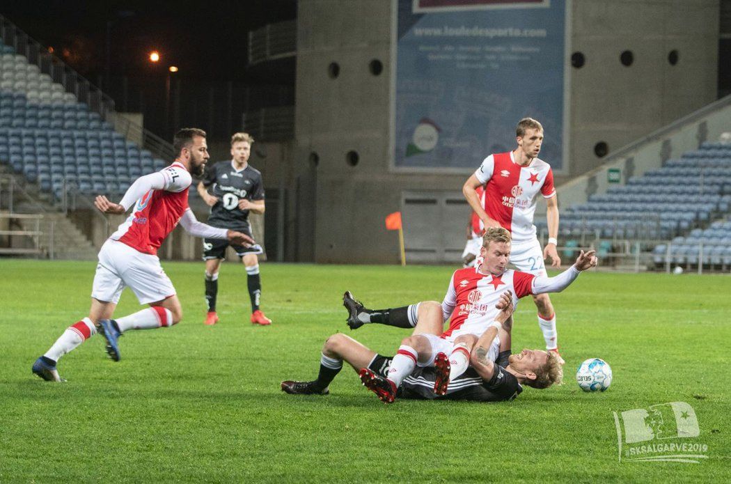 Slavia v posledním utkání přípravy hrála s Rosenborgem Trondheim