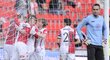 Radost fotbalistů Slavie