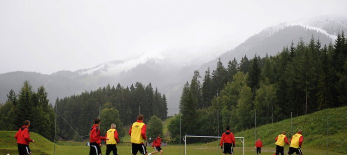 Trénink Slavie v Seefeldu