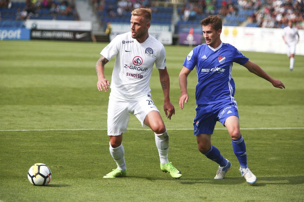 Petr Reinberk ze Slovácka a Bronislav Stáňa z Baníku