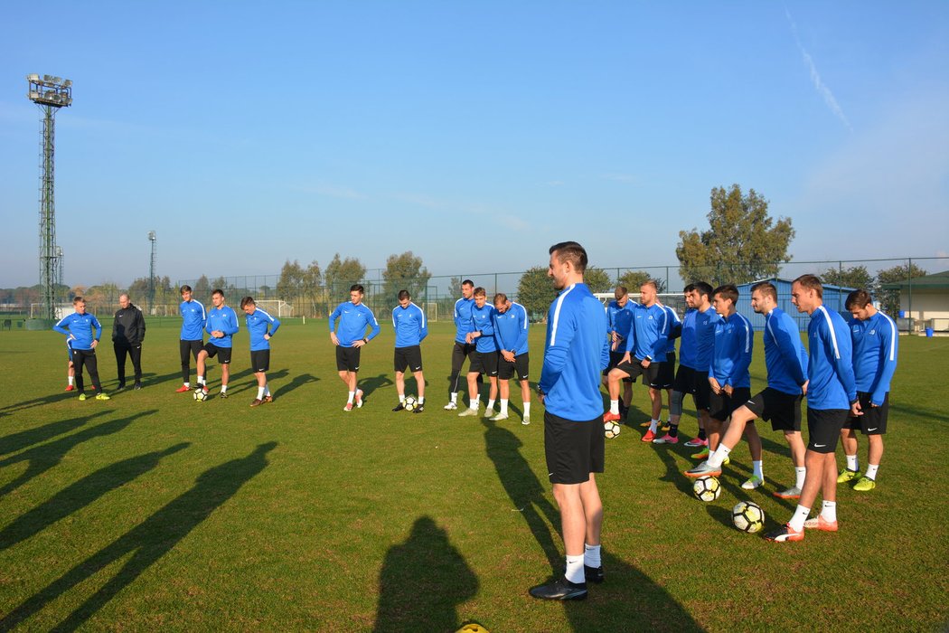 Příprava fotbalistů Slovácka v turecké Laře