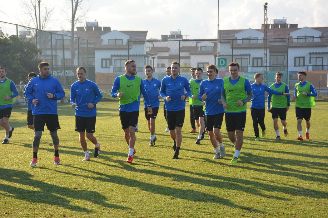 Příprava fotbalistů Slovácka v turecké Laře