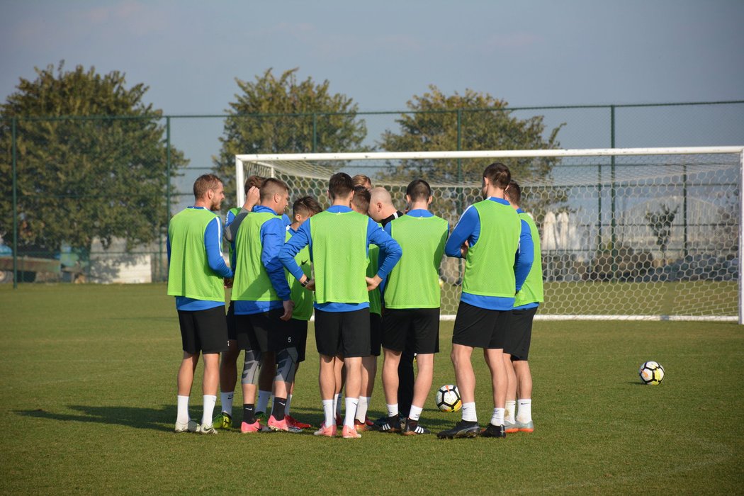 Příprava fotbalistů Slovácka v turecké Laře