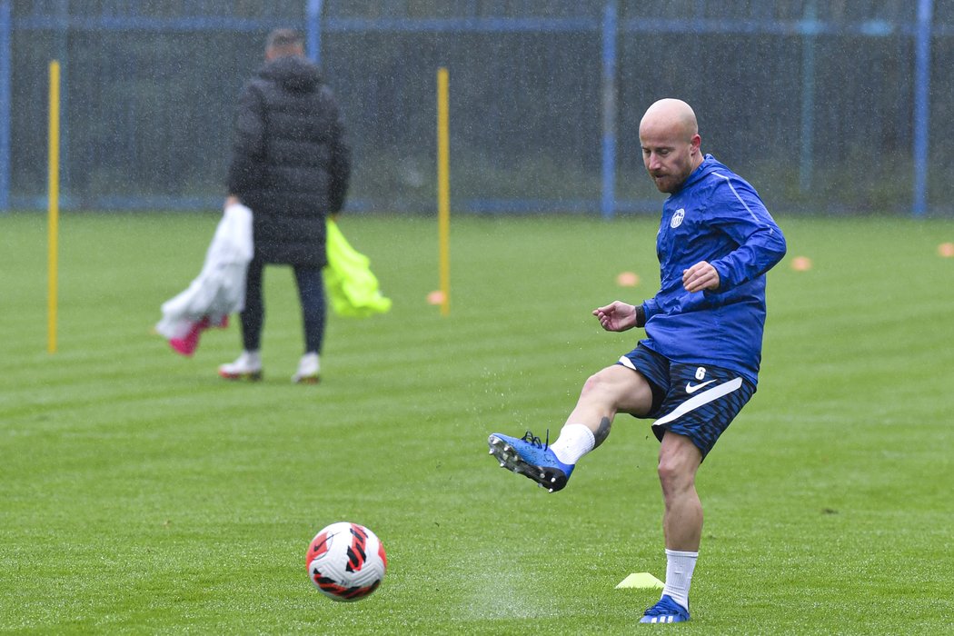 Miroslav Stoch na tréninku libereckého Slovanu