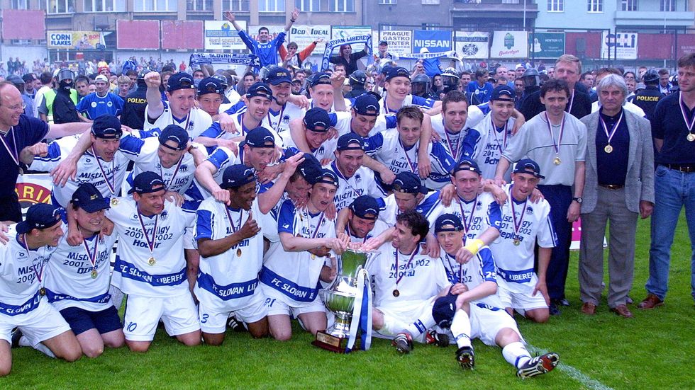 Fotbalisté Liberce v sezoně 2001/2002 vybojovali historický mistrovský titul