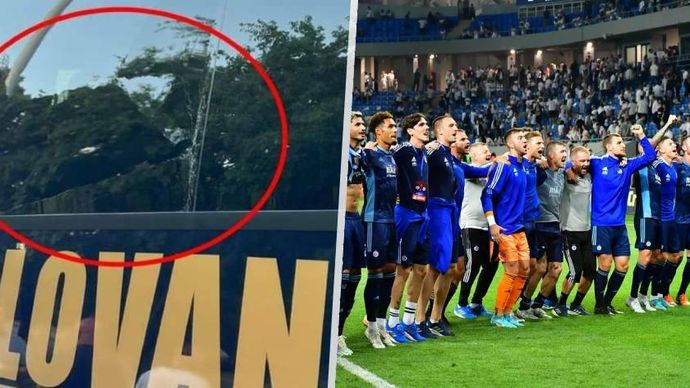 Na fotbalisty Slovanu Bratislava zaútočili maďarští chuligáni
