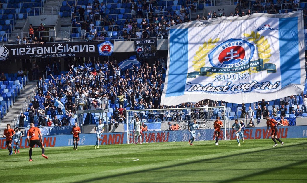 Utkání mezi Slovanem a Ružomberokem navštívilo necelých sedm tisíc fanoušků