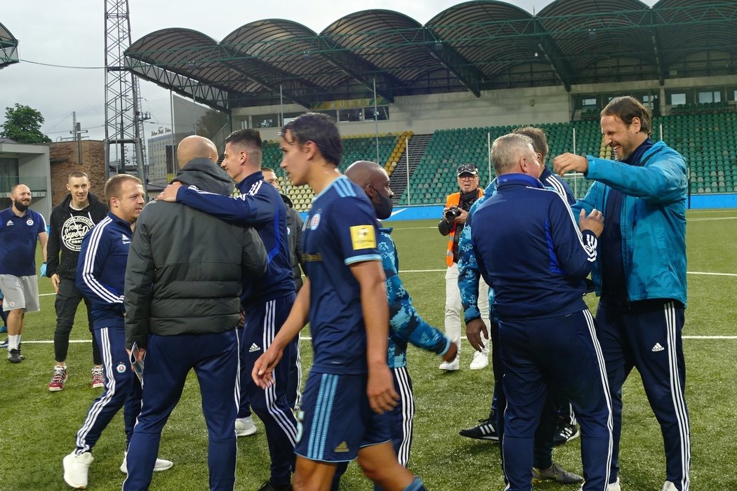 Fotbalisté Slovanu Bratislava porazili Žilinu 3:2 a obhájili slovenský titul