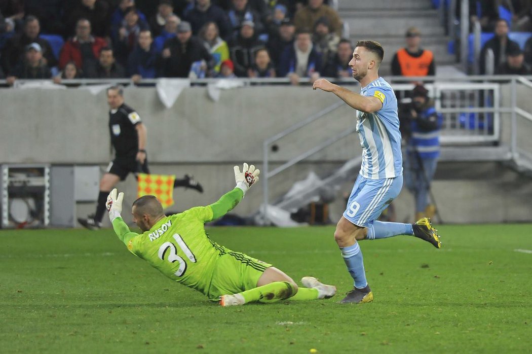 Andraž Šporar zařídil vítězství Slovanu nad Trnavou dvěma góly