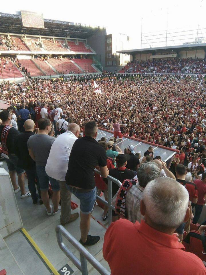 Bouřlivé oslavy mistrovského titulu. Trnava se jej dočkala po 45 letech