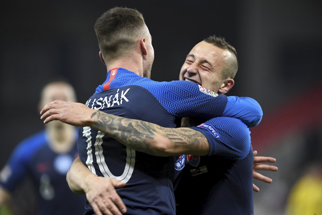 Slovenská radost v podání Alberta Rusnáka a Adama Zreláka