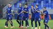 Radost slovenských fotbalistů po výhře nad Irskem