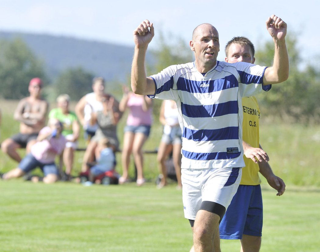 Jan Koller se trefil hned v prvním utkání za Smetanovu Lhotu