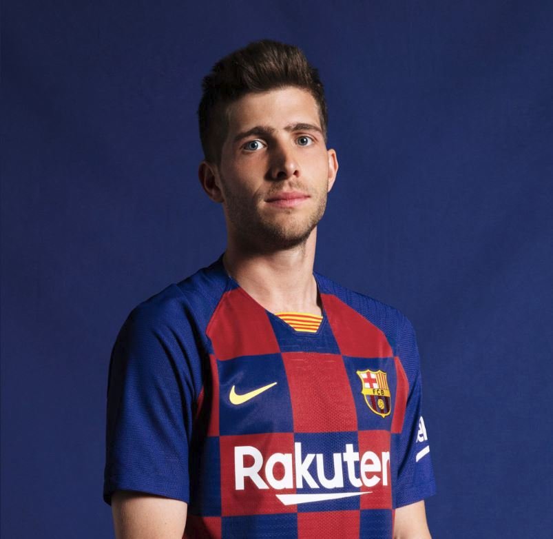 Sergi Roberto v novém dresu Barcelony