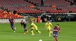 Lionel Messi proměňuje pokutový kop proti Villarrealu