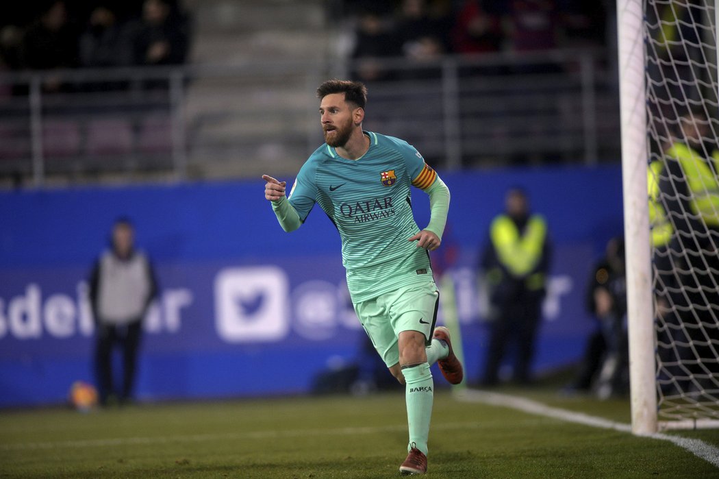 Lionel Messi se na výhře podílel jedním gólem