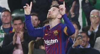 Messi zářil proti Betisu. Vestoje tleskali i fanoušci soupeře!